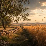 Zeytin ağacı ve buğday tarlası, Aynı Toprağın İki Çocuğu denemesi